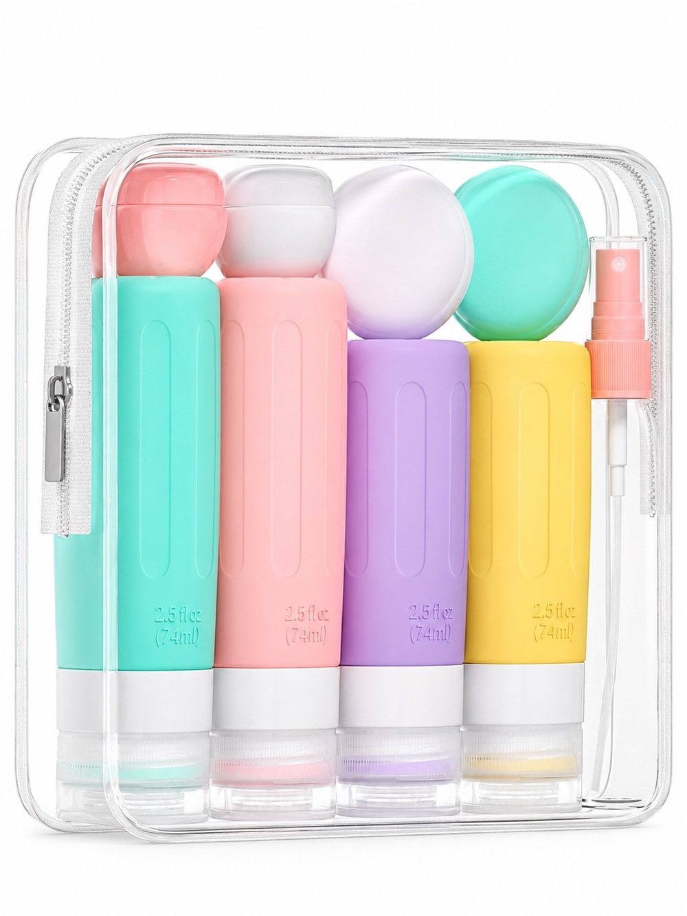 NWT Morfone travel toiletry bottle set